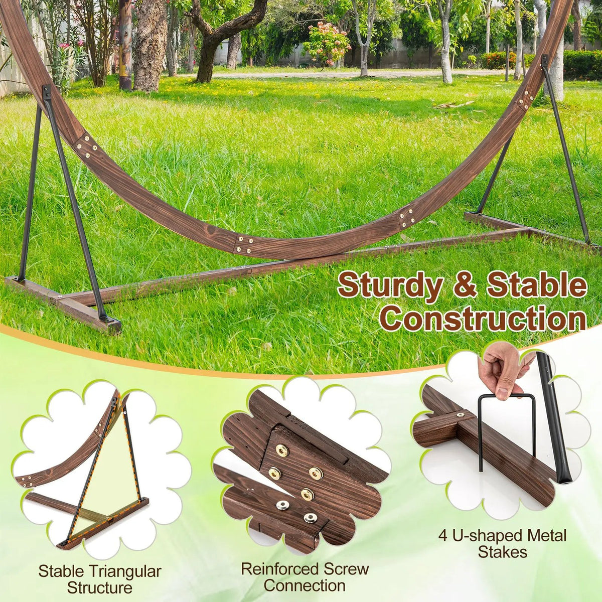 Wooden Wedding Arch Solid Wood Arbor Backdrop Stand for Wedding Ceremony, photo 8 of 10