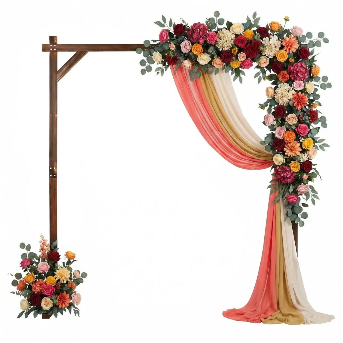 Wooden Wedding Arch Solid Wood Arbor Backdrop Stand for Wedding Ceremony, photo 10 of 10