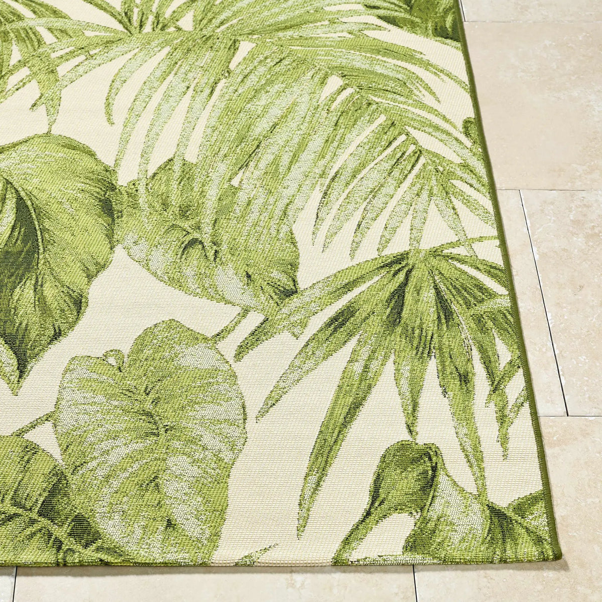 Amirah Green Outdoor Area Rug, photo 4 of 7