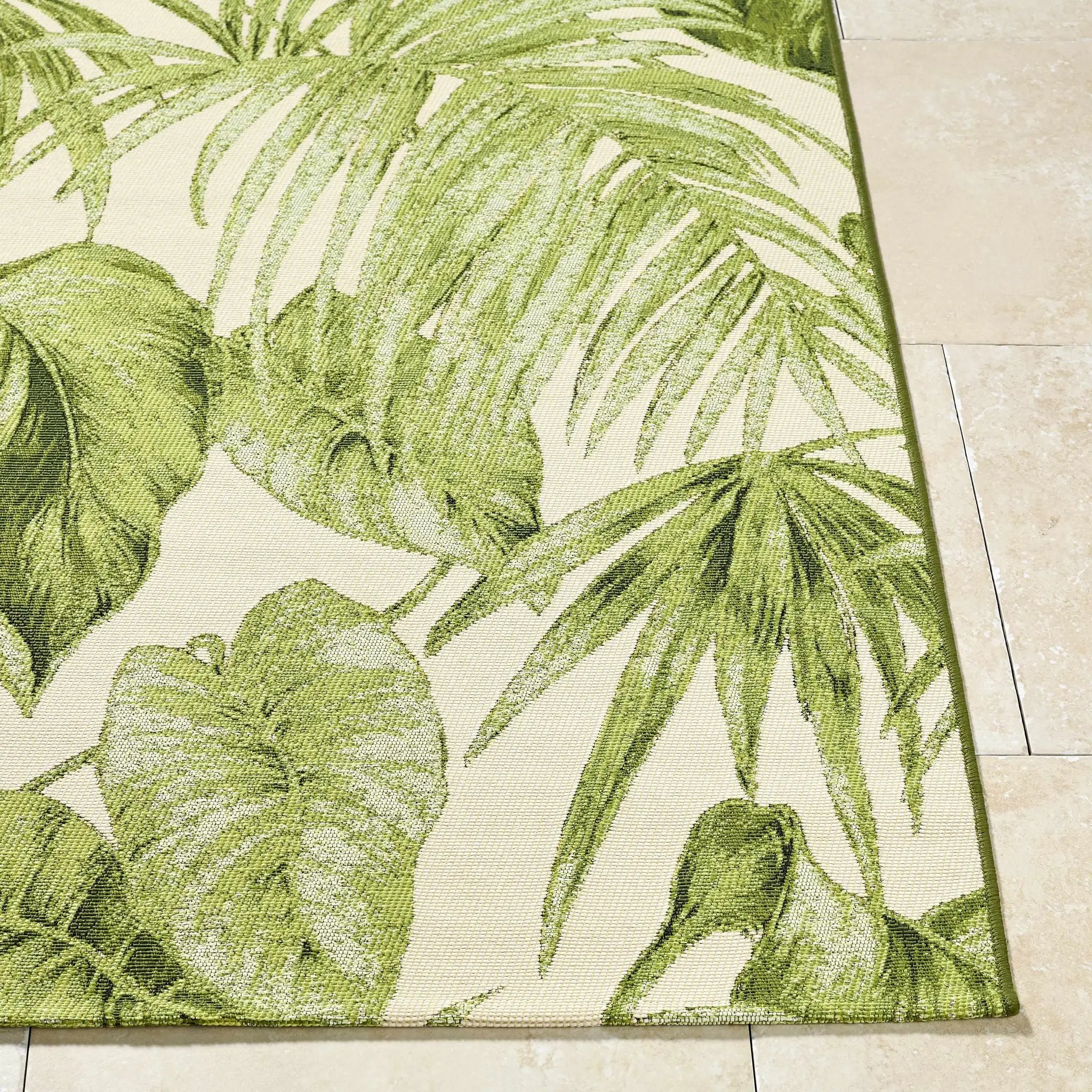 Amirah Green Outdoor Area Rug by Boutique Rugs