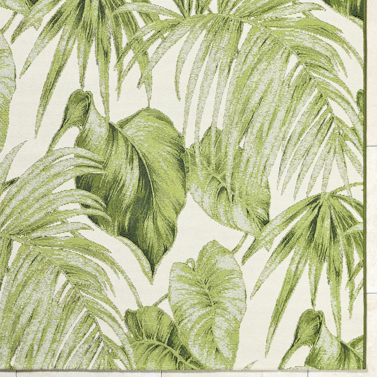 Amirah Green Outdoor Area Rug, photo 3 of 7