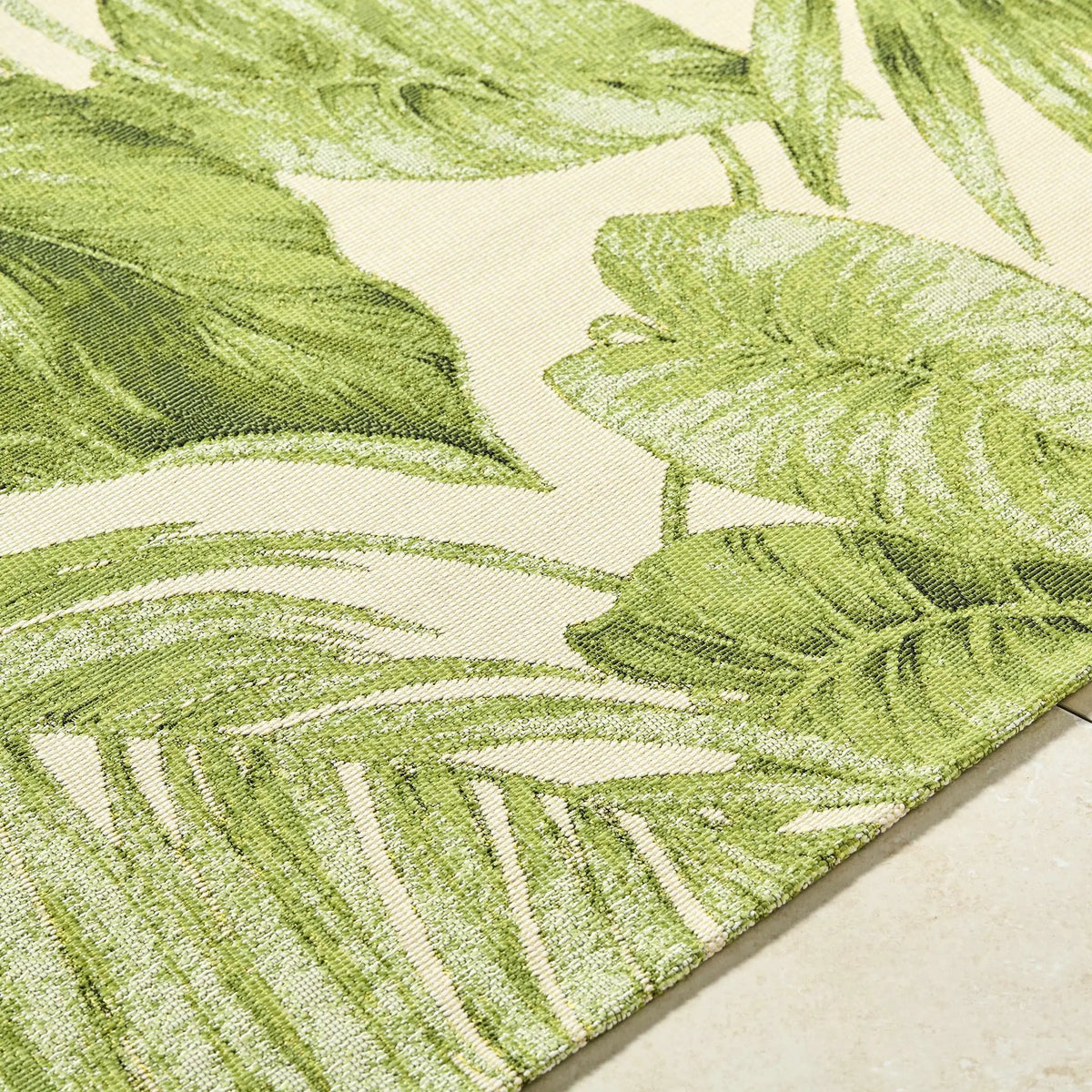 Amirah Green Outdoor Area Rug, photo 6 of 7