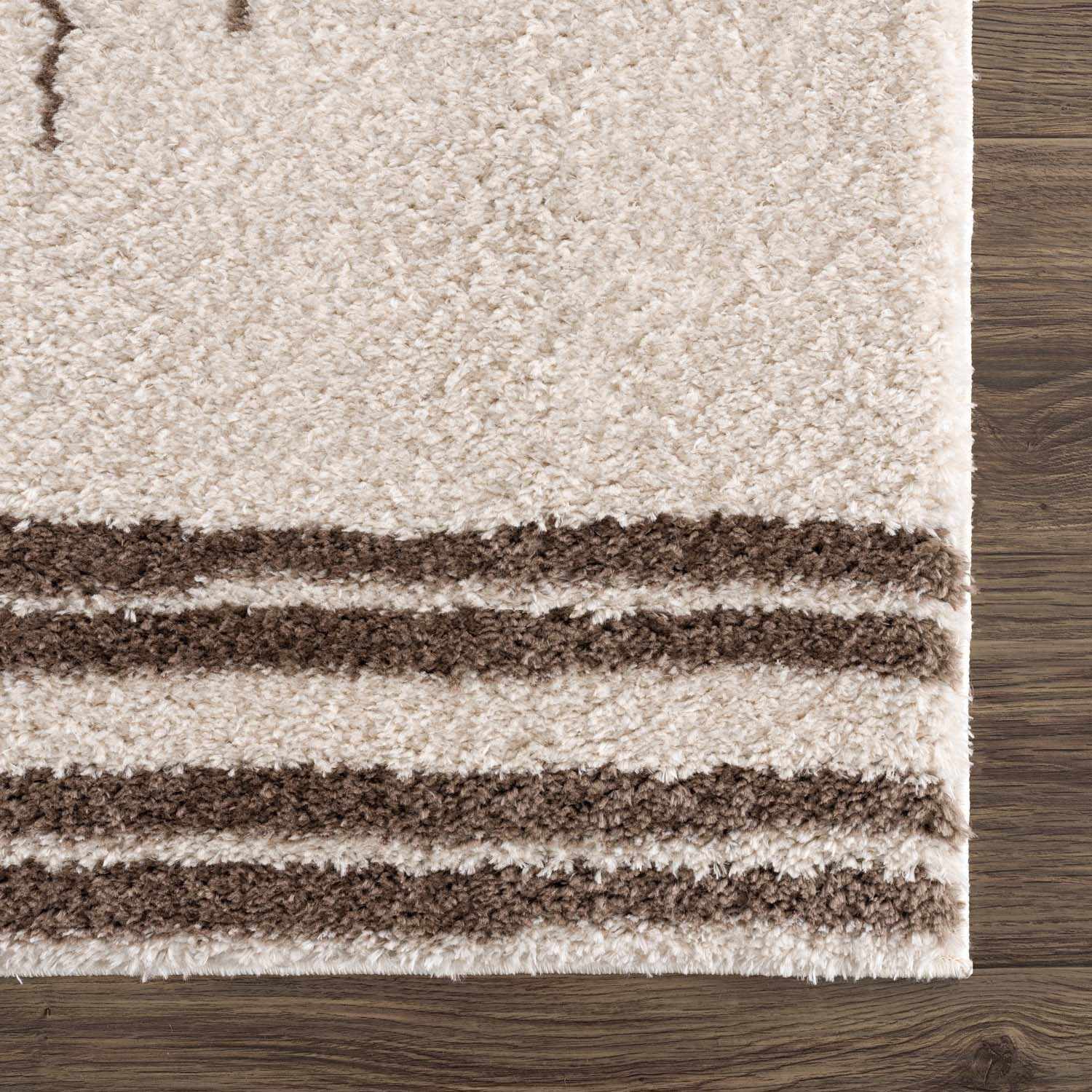 Apichu Brown Washable Area Rug by Boutique Rugs