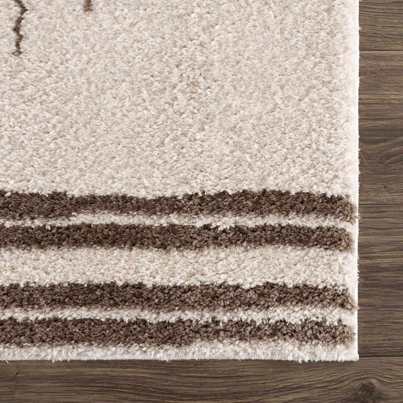 Apichu Brown Washable Area Rug by Boutique Rugs