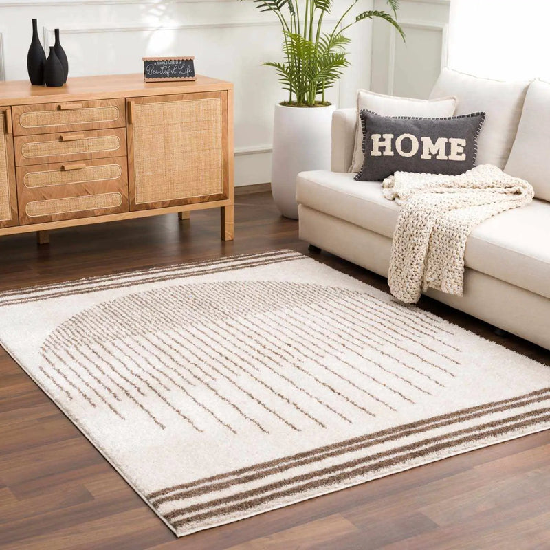 Apichu Brown Washable Area Rug by Boutique Rugs