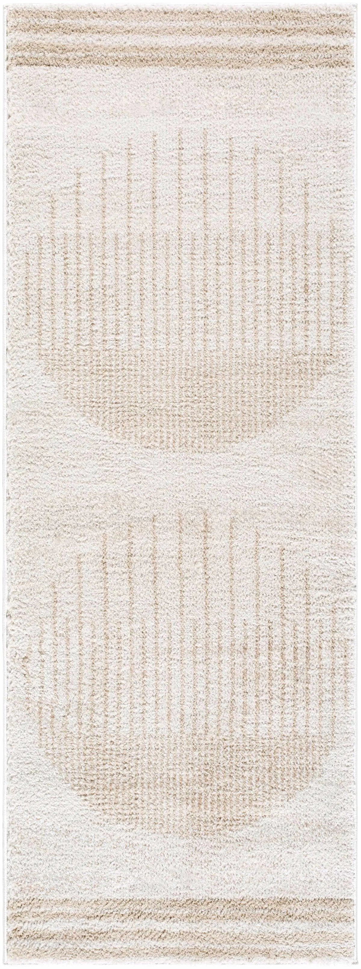 Apichu Beige Washable Area Rug, photo 10 of 12