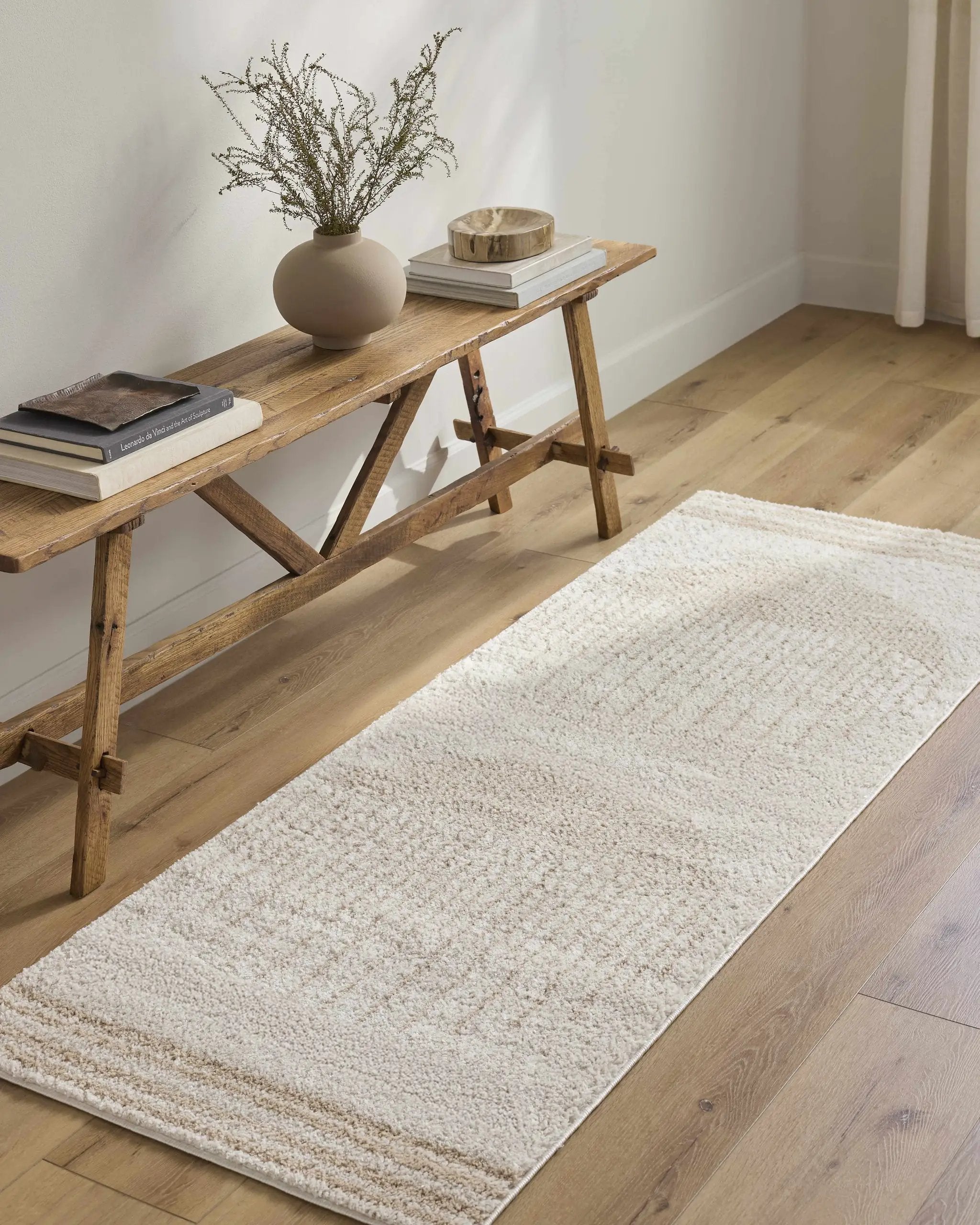 Apichu Beige Washable Area Rug by Boutique Rugs