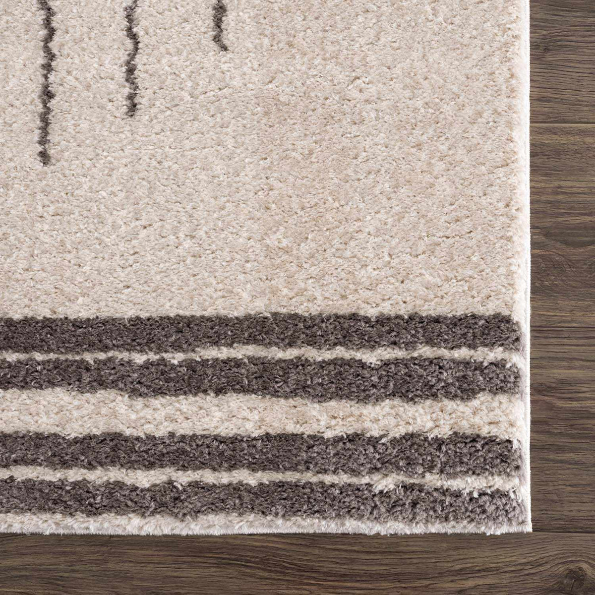 Apichu Charcoal Washable Area Rug, photo 8 of 12
