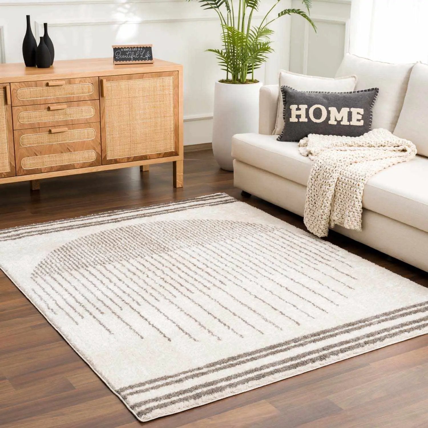 Apichu Charcoal Washable Area Rug by Boutique Rugs