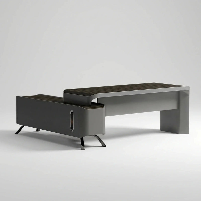 Conex · Luxury L-Shaped Executive Desk by Arc Grove