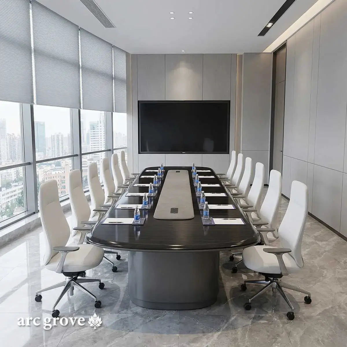Fusion · Conference Room Table, 15′9″ by Arc Grove
