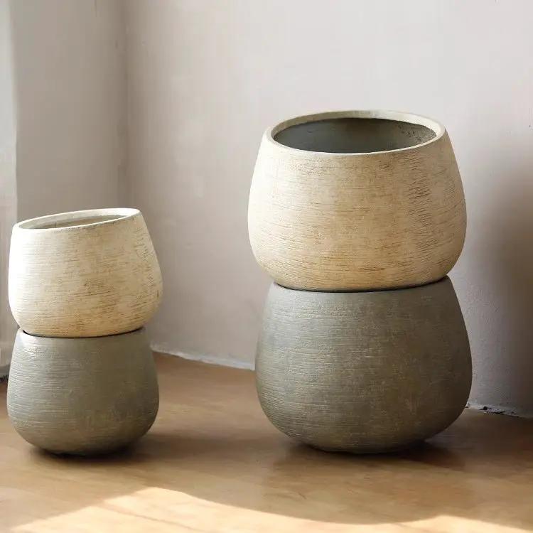 Rustic Globe Cement Planter by RusticReach