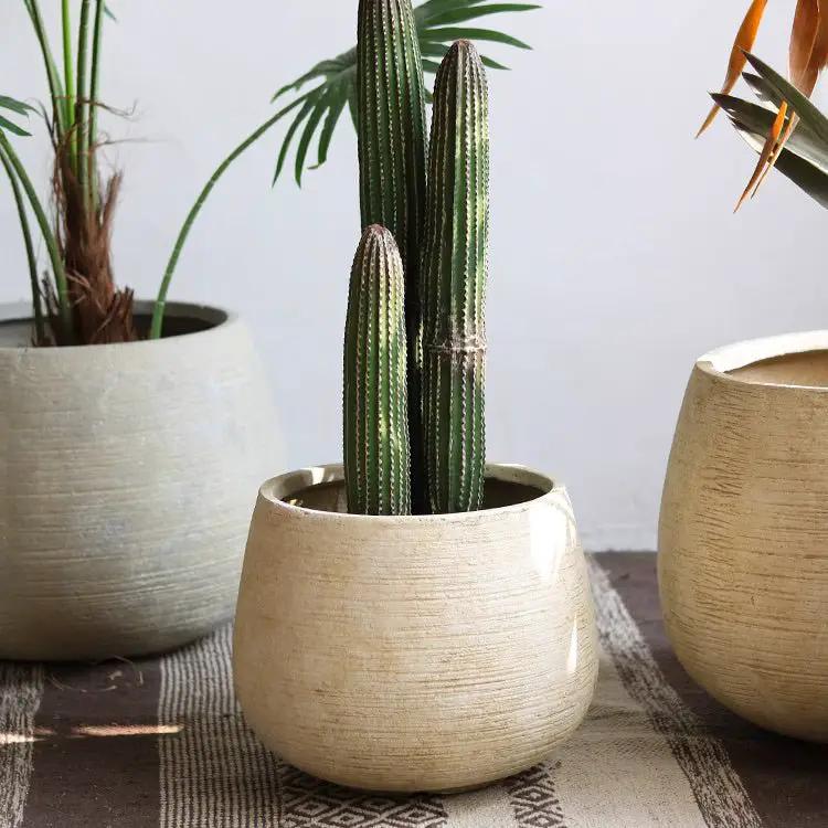 Rustic Globe Cement Planter by RusticReach