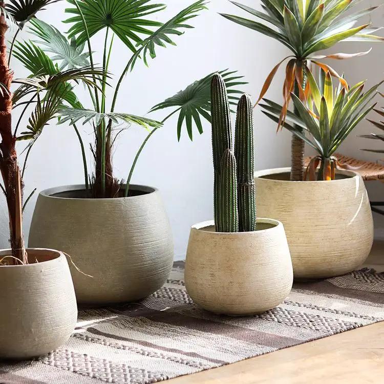 Rustic Globe Cement Planter by RusticReach