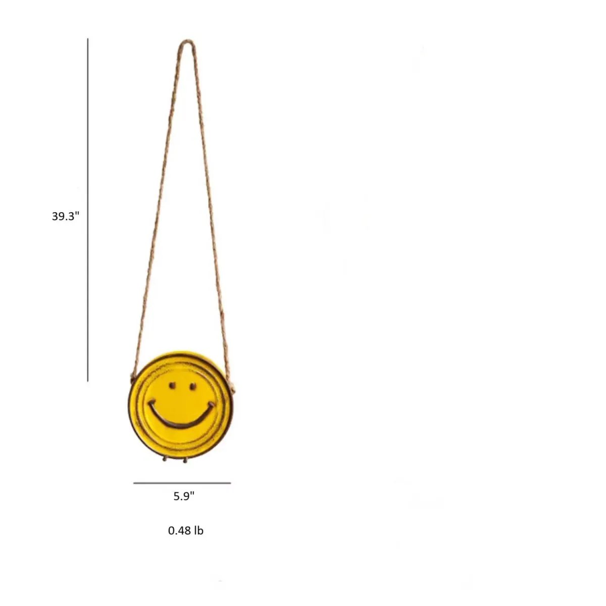 Happy Face Hanging Planter by RusticReach