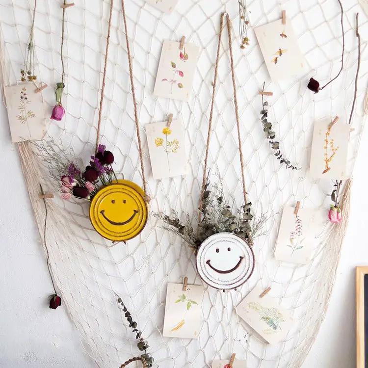 Happy Face Hanging Planter by RusticReach