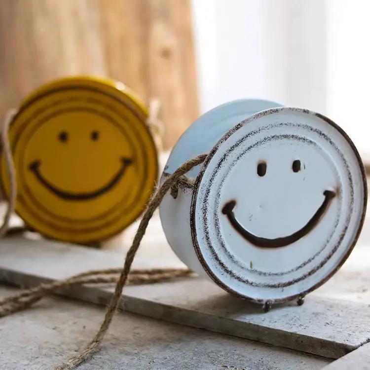 Happy Face Hanging Planter by RusticReach