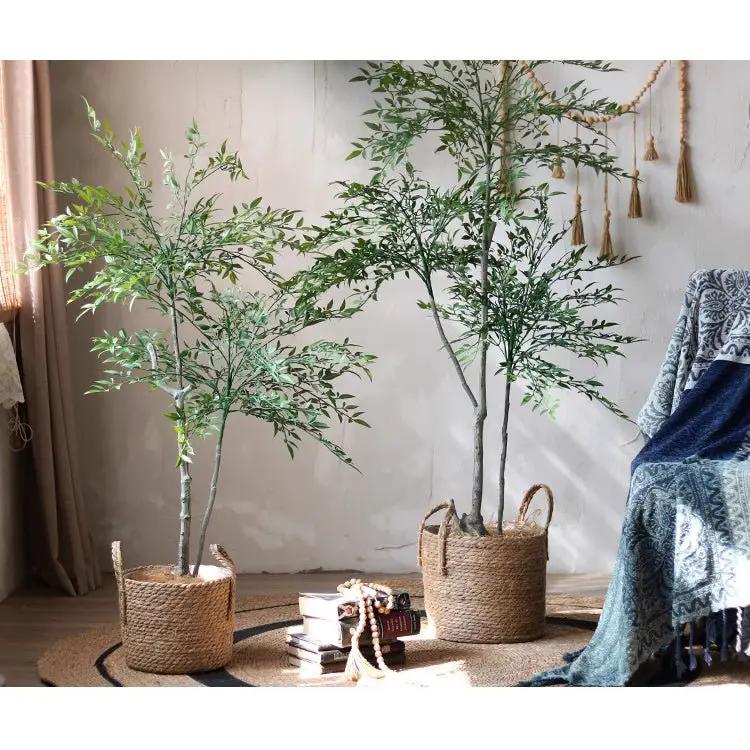 Lifelike Nandina Indoor Tree by RusticReach