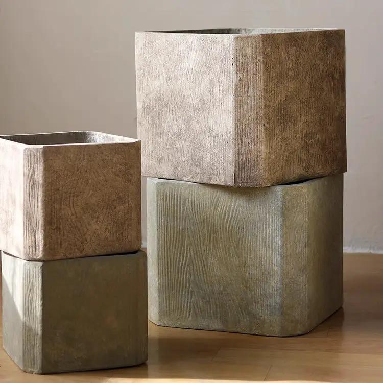 StoneGrain Square Planter by RusticReach
