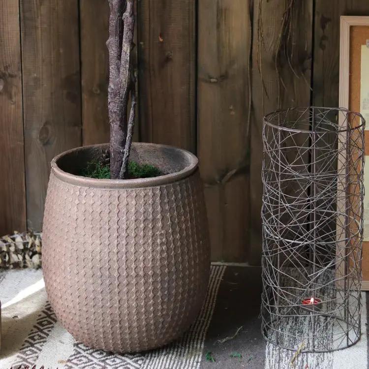 StoneNest Textured Planter by RusticReach