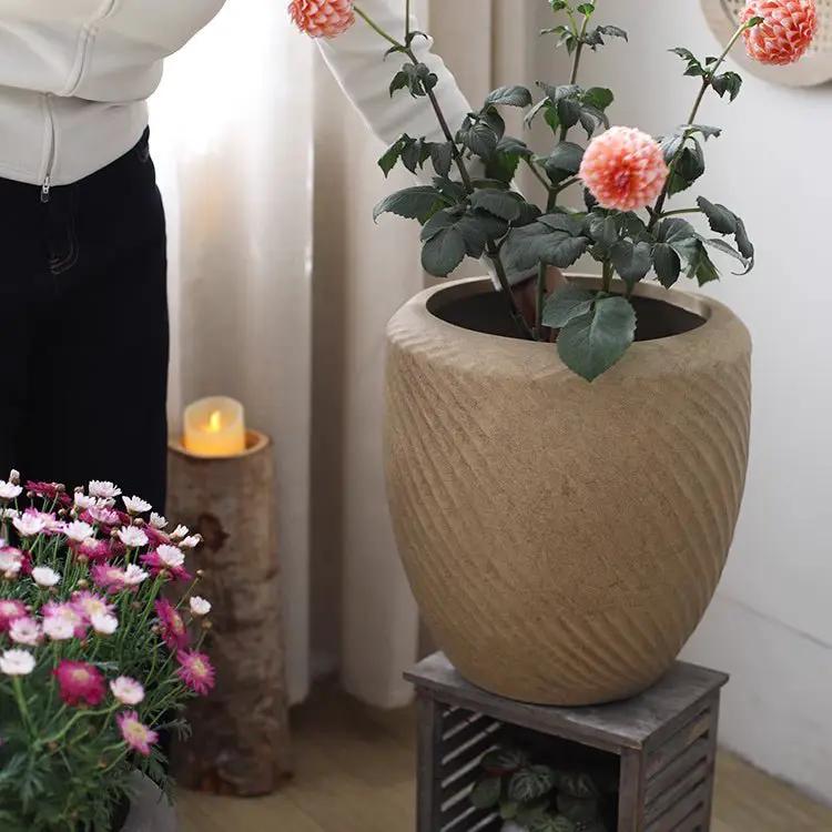 Comtemporary Swirl Planter by RusticReach