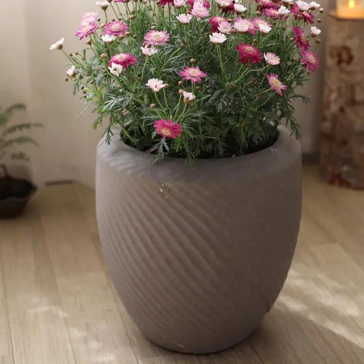 Comtemporary Swirl Planter by RusticReach