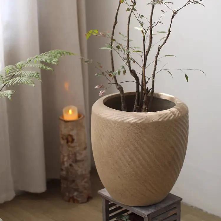 Comtemporary Swirl Planter by RusticReach