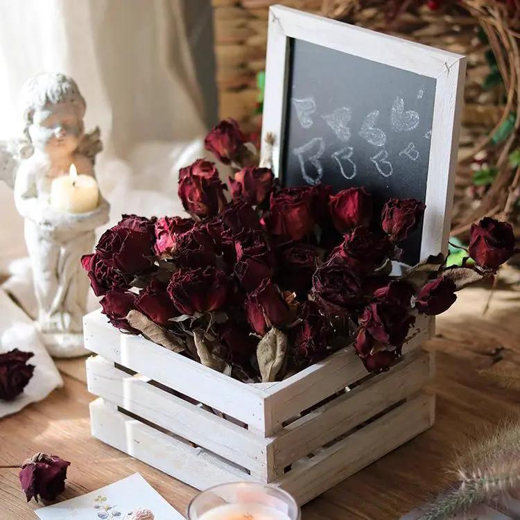 Rustic Wooden Storage Crate with Chalkboard Lid by RusticReach
