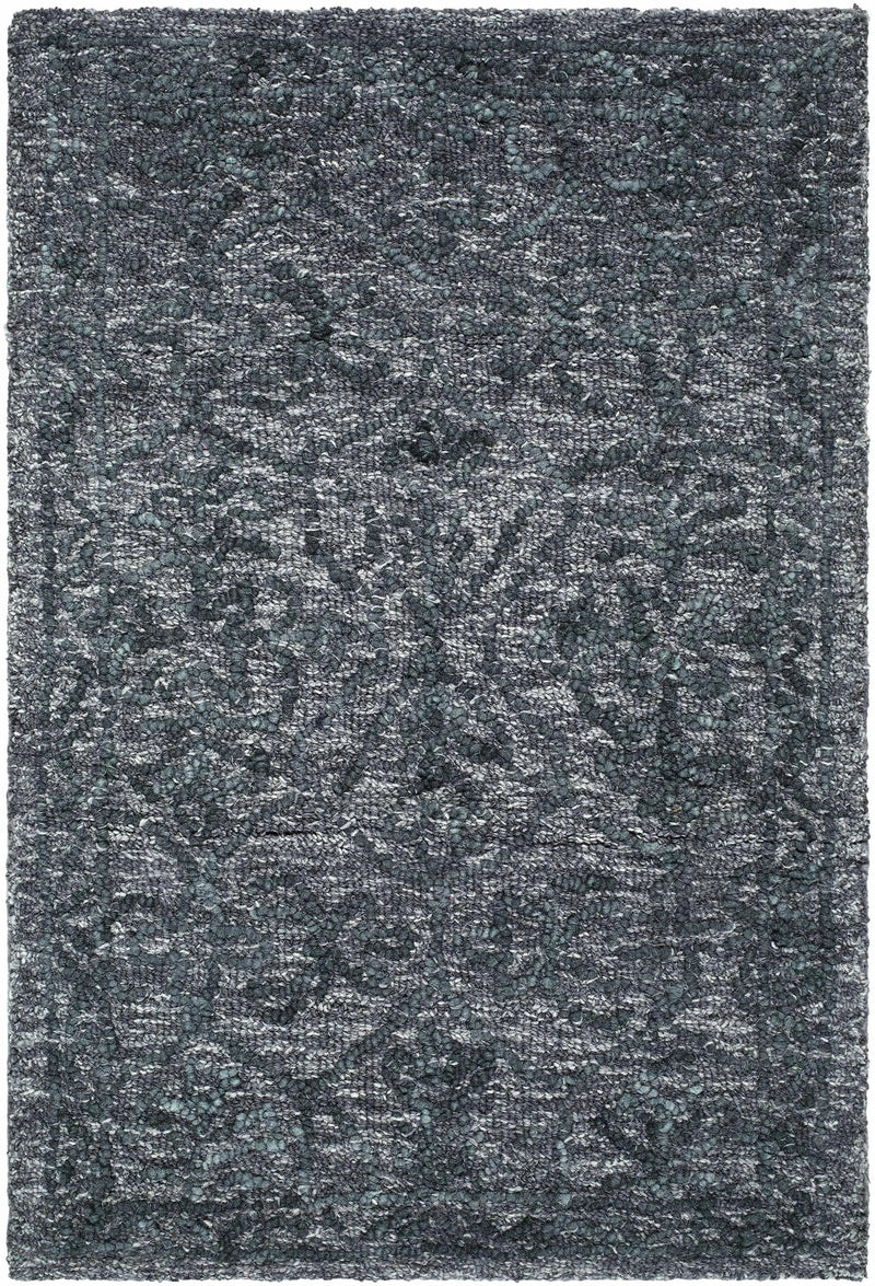 Yadid Black Wool Area Rug by Boutique Rugs