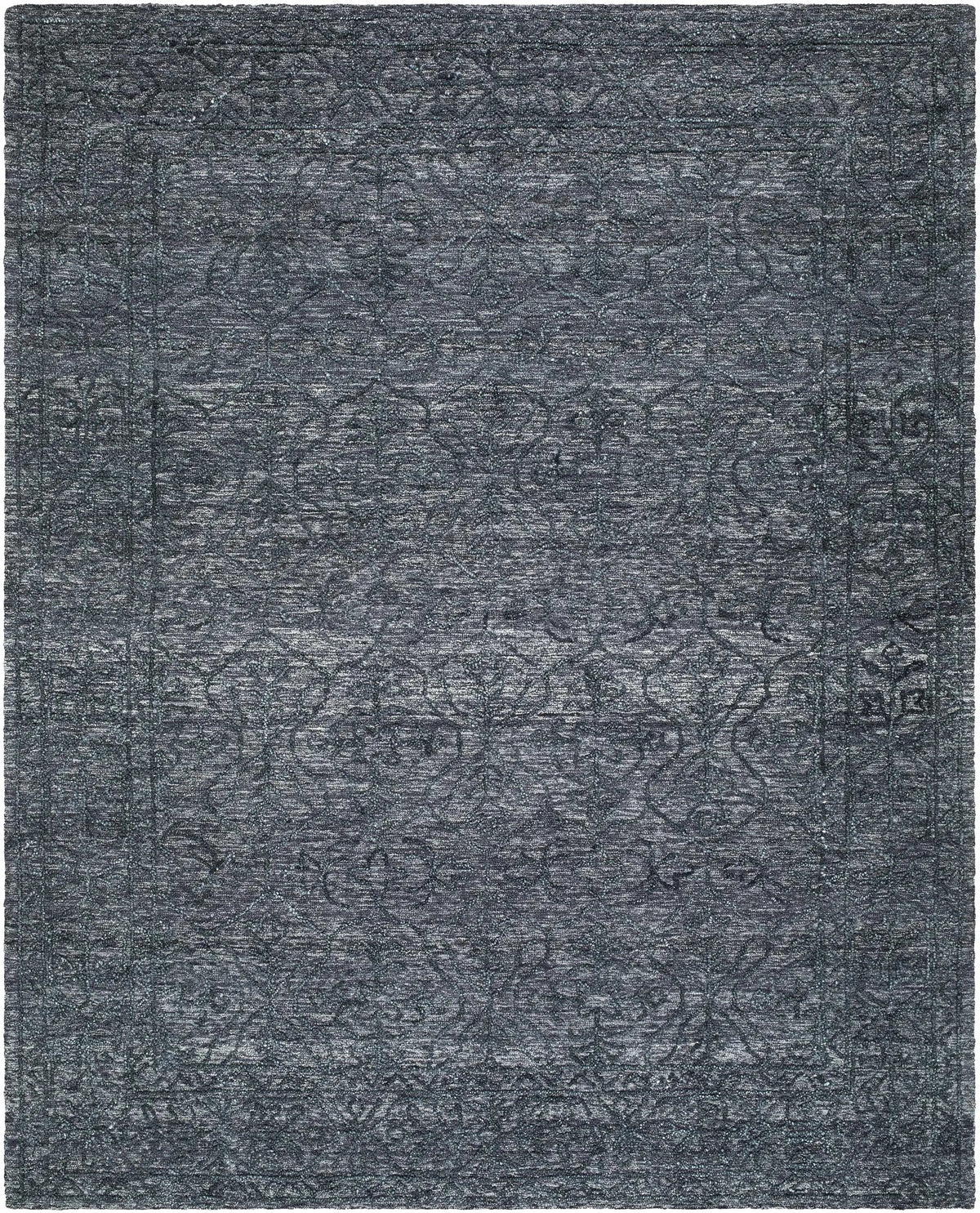 Yadid Black Wool Area Rug, photo 9 of 9