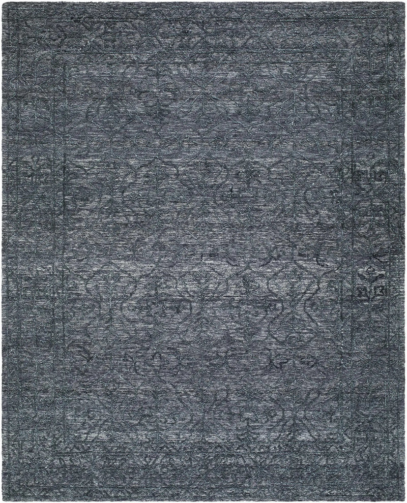 Yadid Black Wool Area Rug by Boutique Rugs