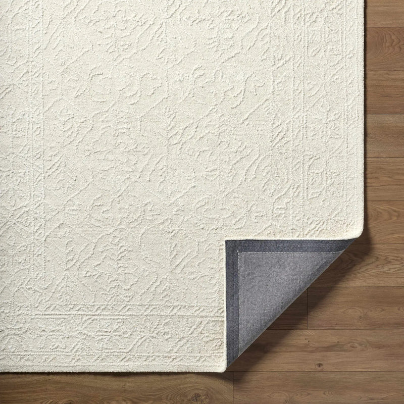 Yadid Cream Wool Area Rug by Boutique Rugs