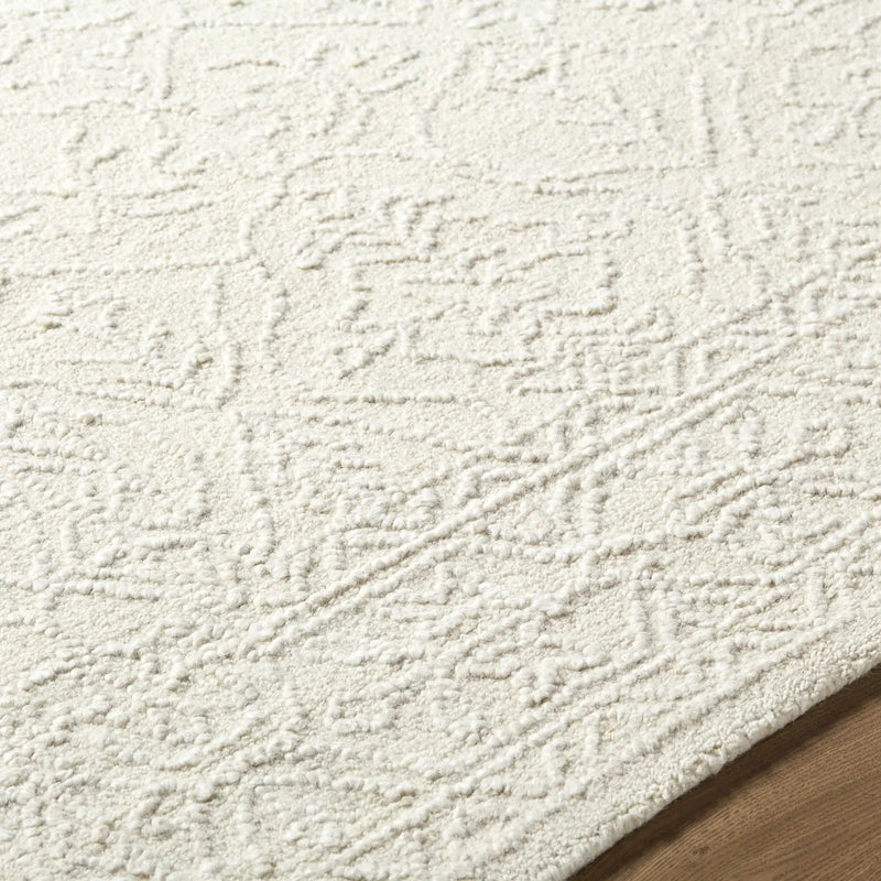 Yadid Cream Wool Area Rug by Boutique Rugs