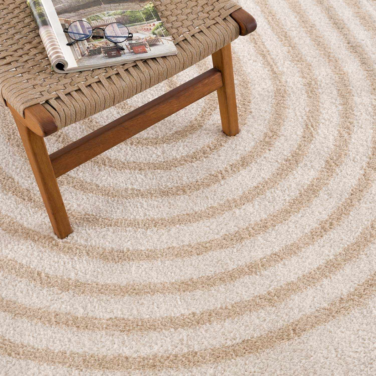 Yasuo Beige Washable Area Rug, photo 10 of 10