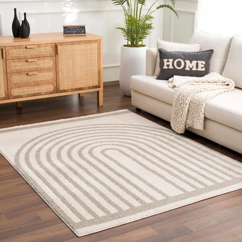 Yasuo Gray Washable Area Rug by Boutique Rugs
