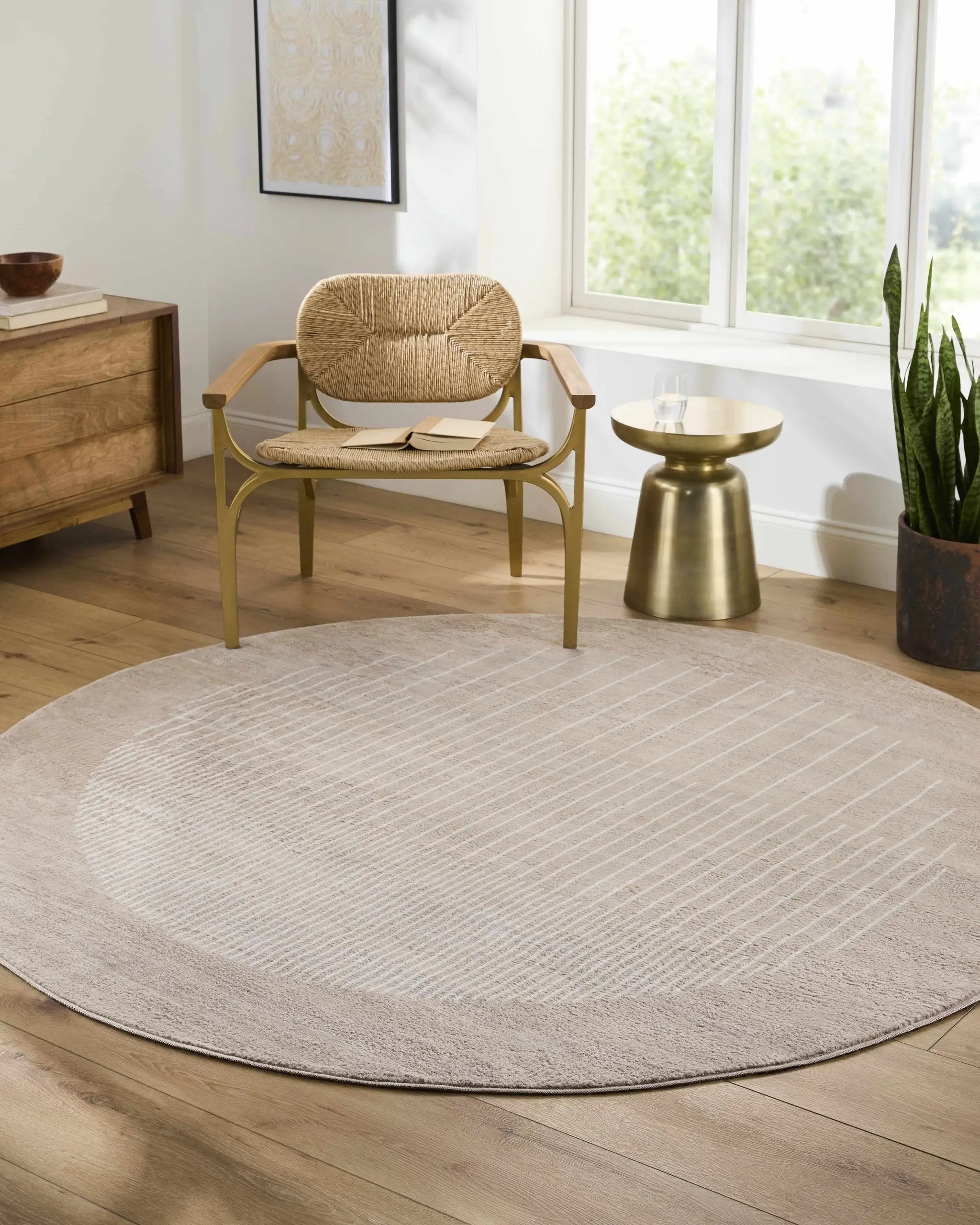 Yoad Geometric Mocha Area Rug - Clearance by Boutique Rugs