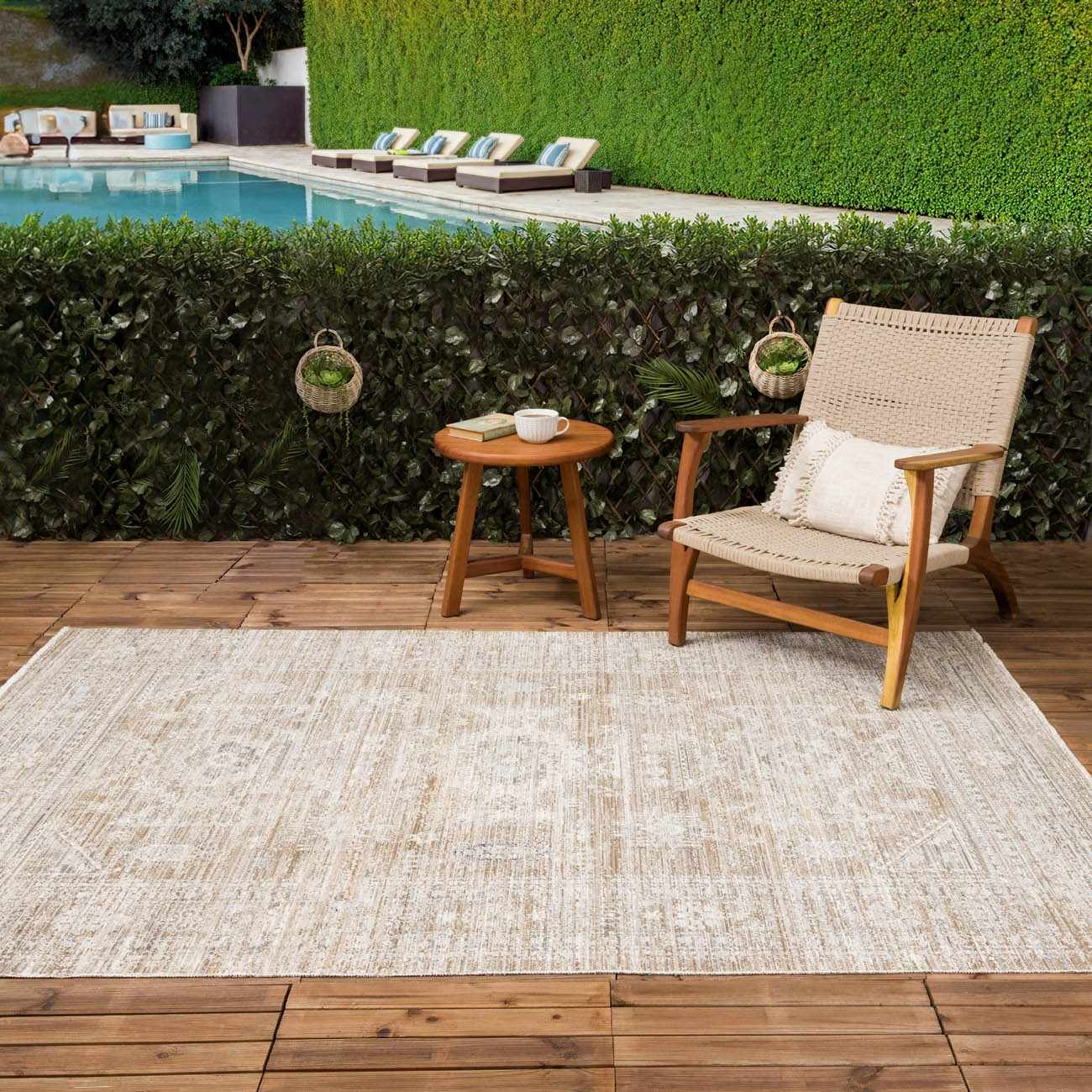 Yamir Washable Outdoor Rug - Clearance by Boutique Rugs