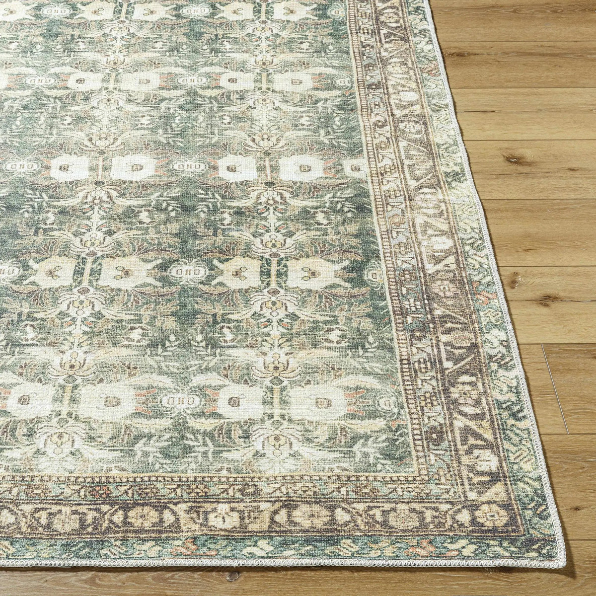 Acoose Vintage Flat Pile Washable Rug, photo 6 of 11