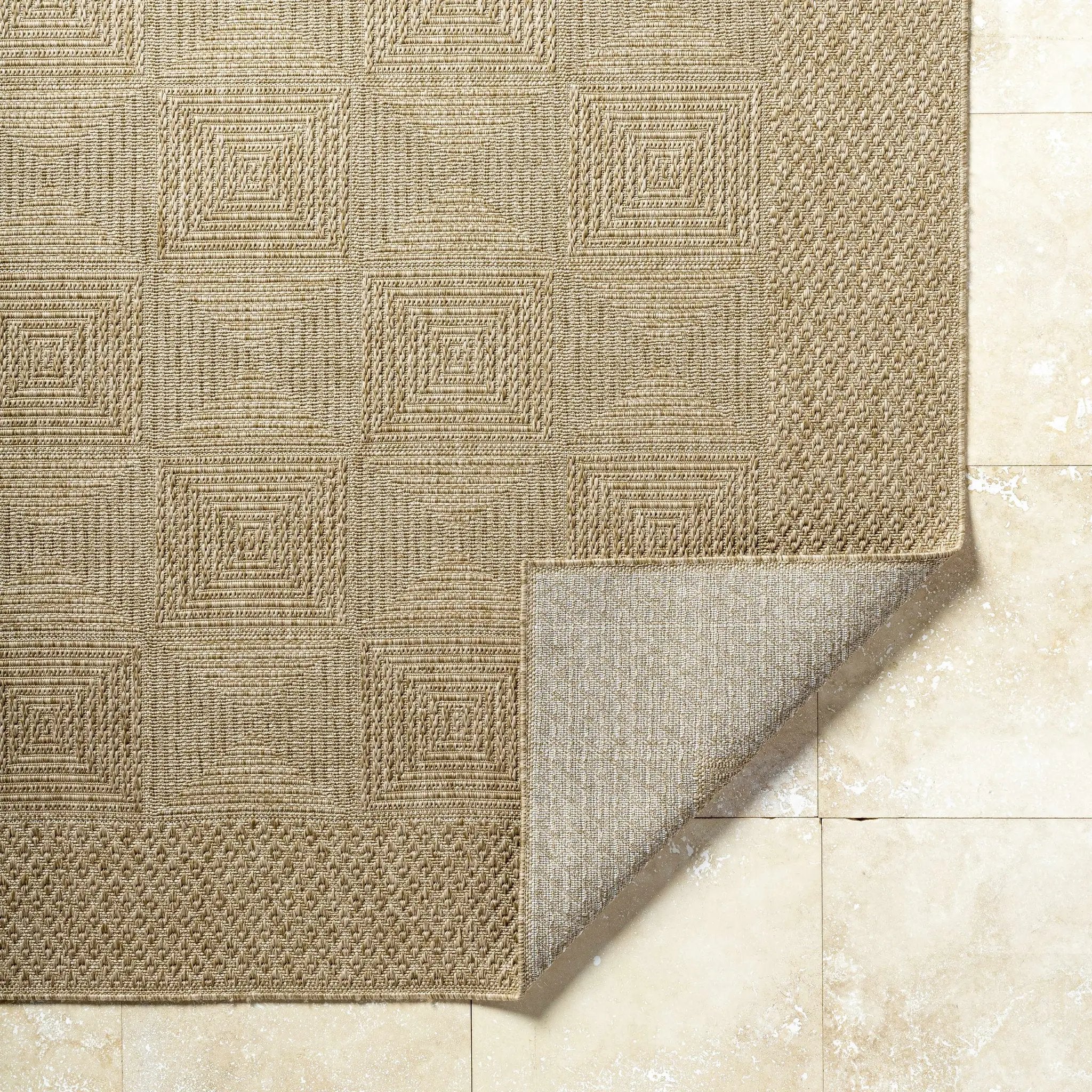 Anabia Brown Outdoor Area Rug by Boutique Rugs