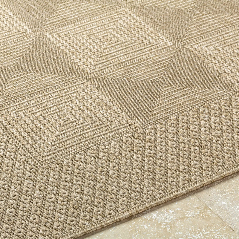 Anabia Brown Outdoor Area Rug by Boutique Rugs
