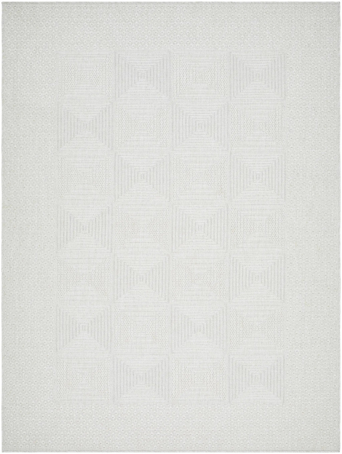 Anabia White Outdoor Area Rug