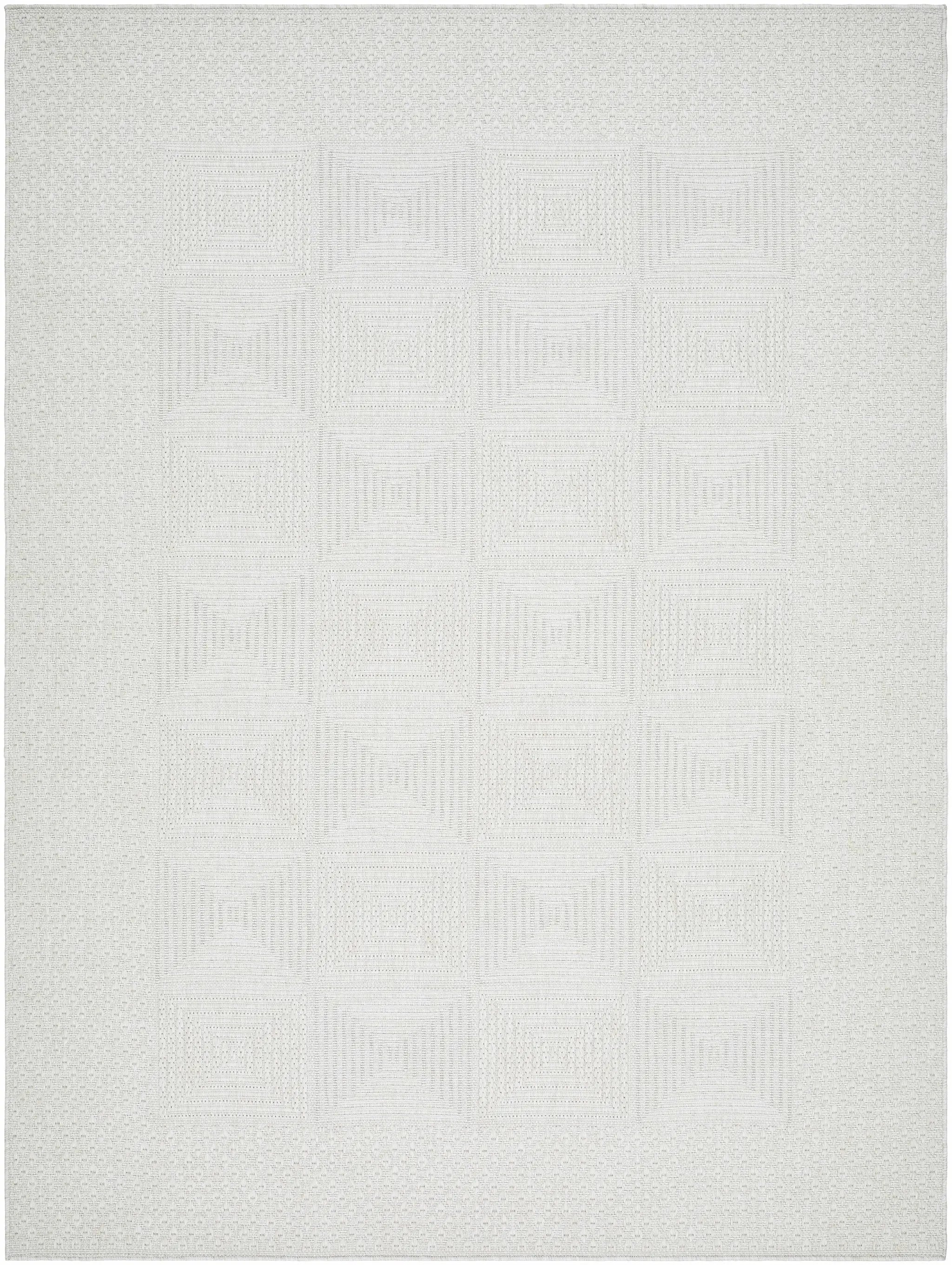 Anabia White Outdoor Area Rug by Boutique Rugs