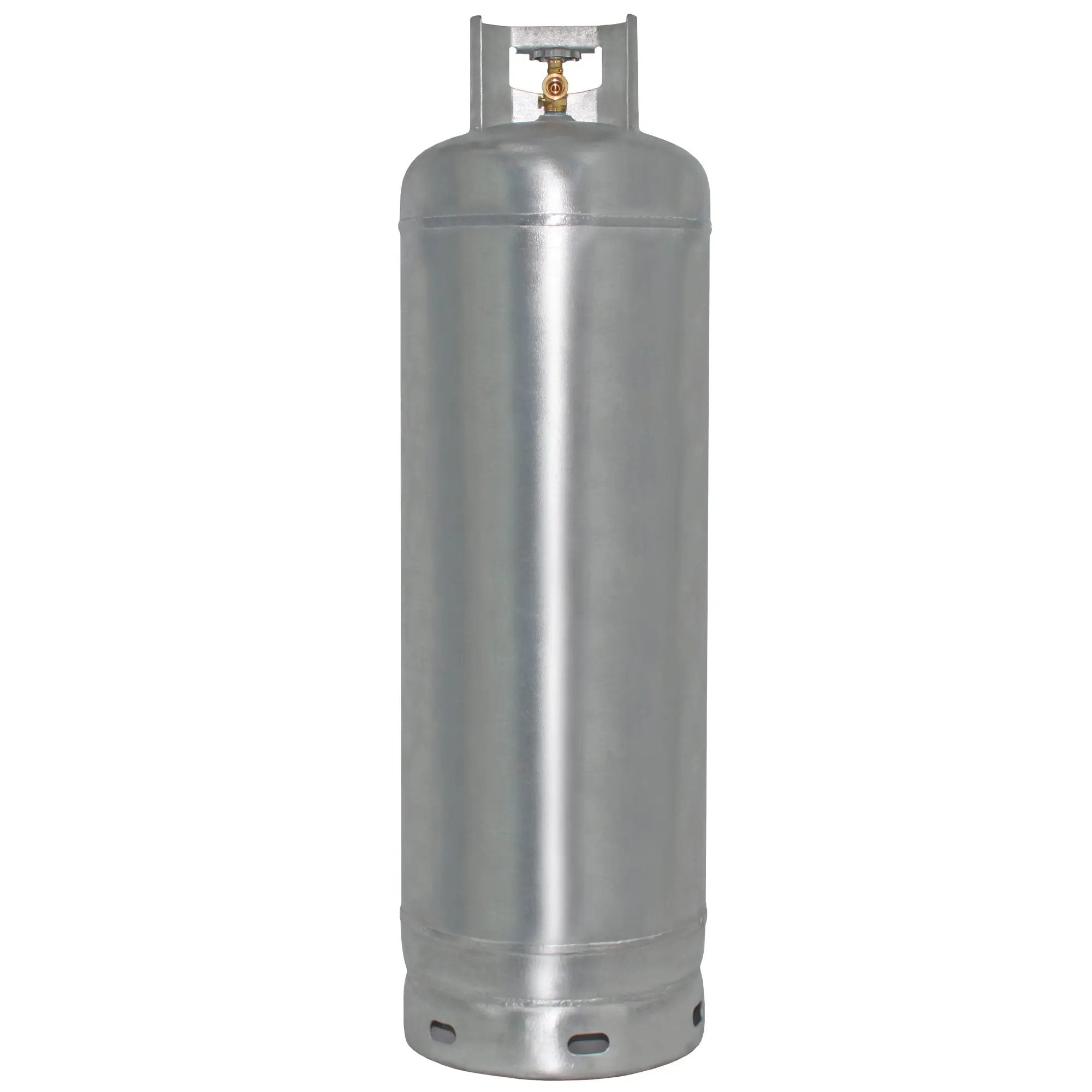 Flame King 100lb Empty Galvanized Propane Tank LP Cylinder with POL Valve by Flame King Products