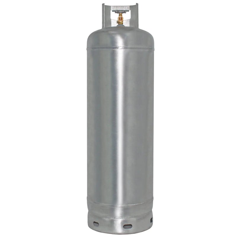 Flame King 100lb Empty Galvanized Propane Tank LP Cylinder with POL Valve by Flame King Products