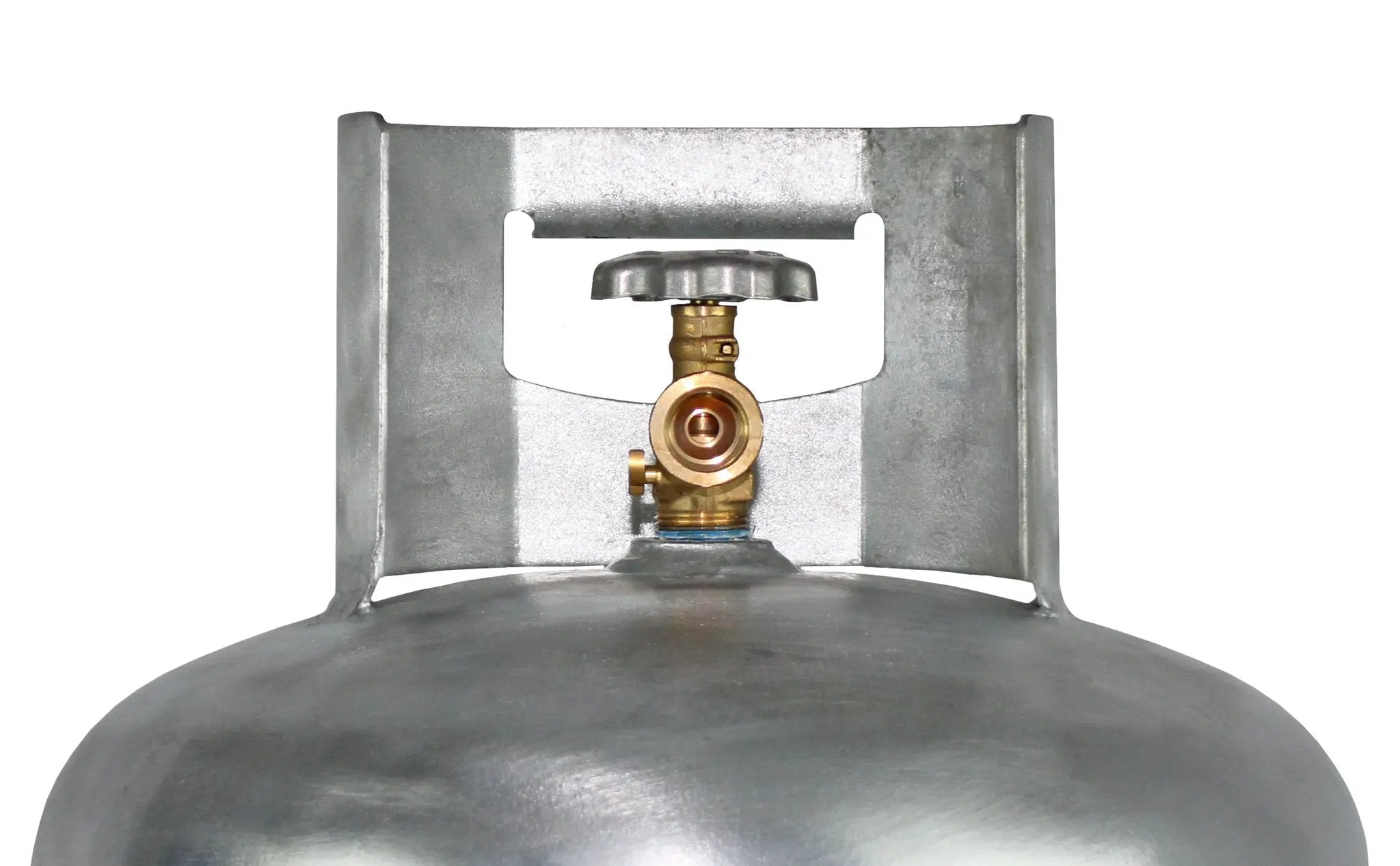 Flame King 100lb Empty Galvanized Propane Tank LP Cylinder with POL Valve by Flame King Products