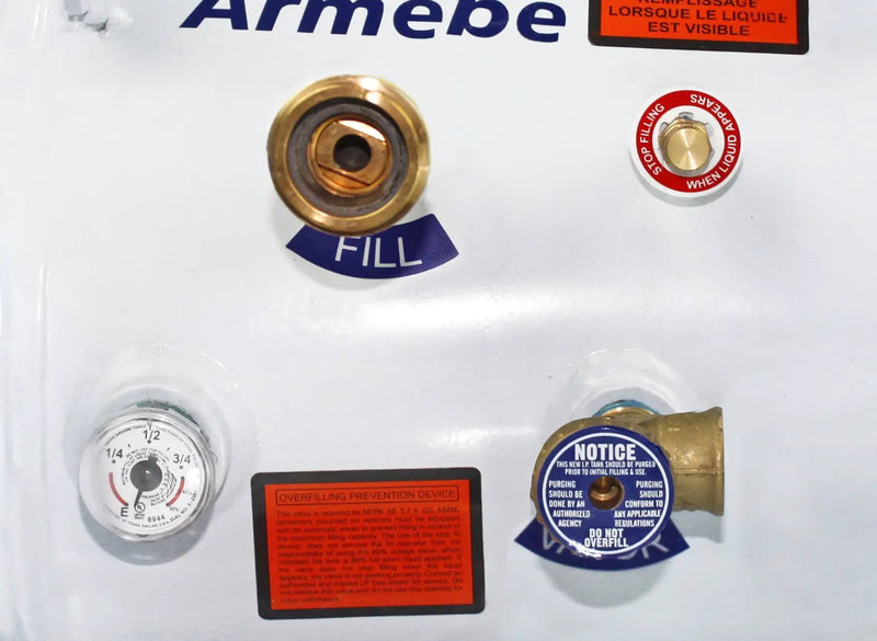 Flame King 11.9 Gal ASME RV Trailer Propane Cylinder Tank by Flame King Products