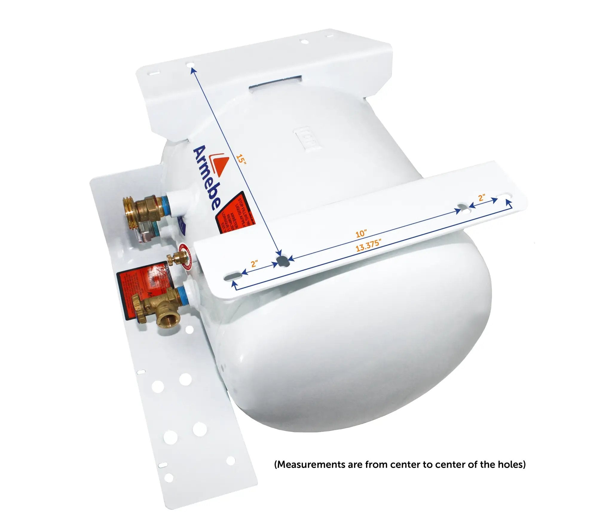 Flame King 11.9 Gal ASME RV Trailer Propane Cylinder Tank by Flame King Products