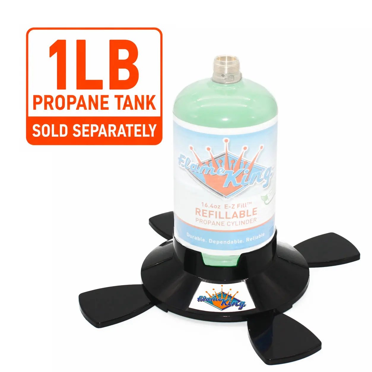 Flame King Base for 1lb Propane Cylinder by Flame King Products