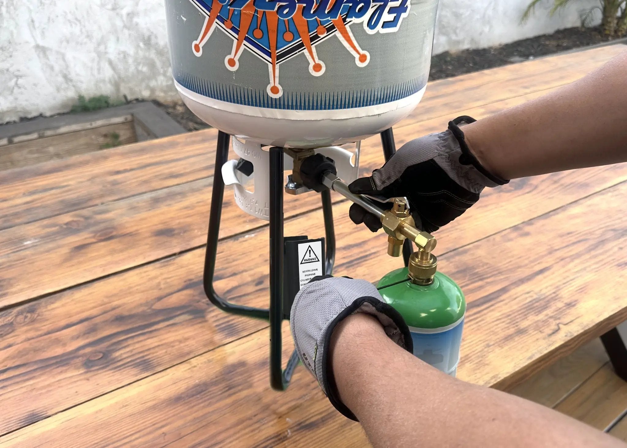 Flame King 1lb Refillable Propane Tank LP Cylinder- 2 Pack Eco Friendly Sustainable Tank by Flame King Products