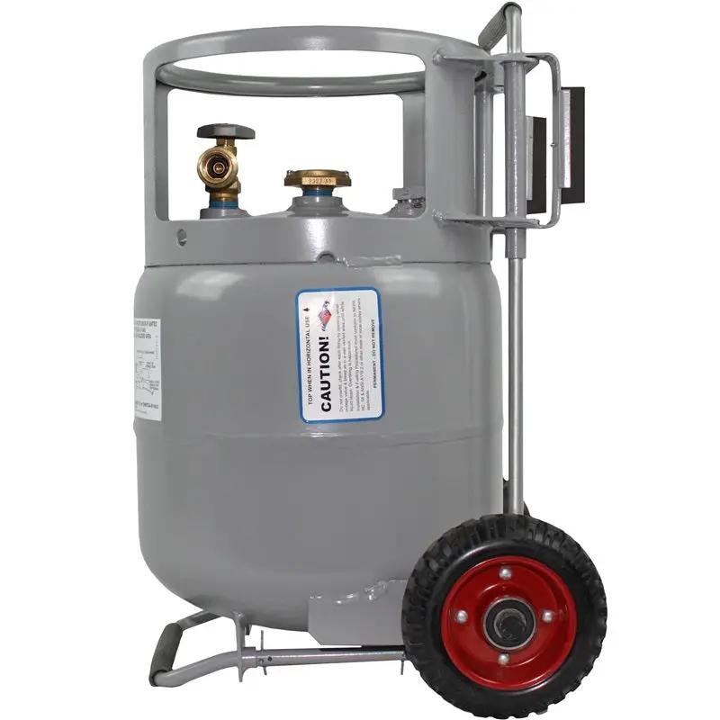 Flame King 20lb Horizontal & Vertical Propane Cylinder Gauge OPD & Wheels by Flame King Products